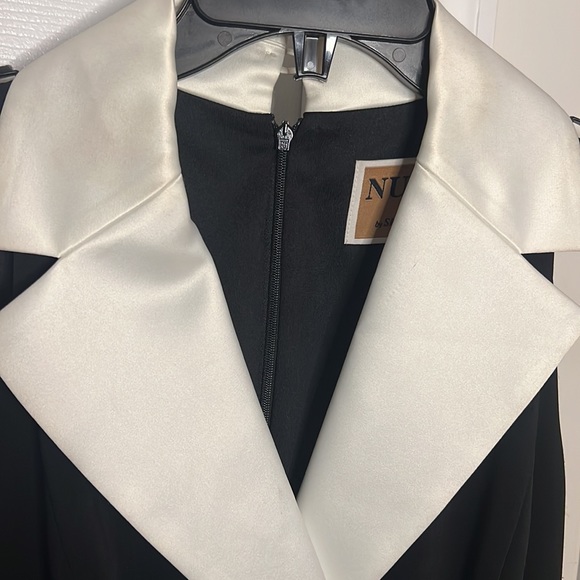 Black and white tuxedo style dress. Great fit. - Picture 4 of 7